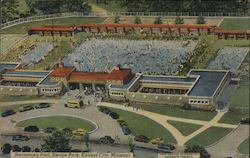 Swimming Pool, Swope Park Postcard