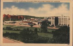 Country Club Plaza, 47th & Mill Creek Boulevard Postcard