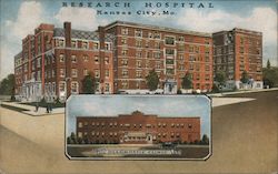 Research Hospital and Diagnostic Clinic, 23rd & Holmes Postcard