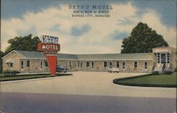 Sky-Vu Motel Postcard