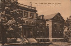 girls' Dormitory Western Seminary Postcard