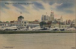 Municipal Airport Postcard