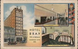 Hotel Bray, 12th & Baltimore Postcard