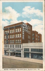 Hotel Monroe Kansas City, MO Postcard Postcard Postcard