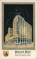 Pickwick Hotel Kansas City, MO Postcard Postcard Postcard