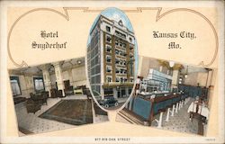 Hotel Snyderhof Kansas City, MO Postcard Postcard Postcard
