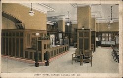 Lobby Hotel Mercer Postcard