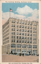 The Exchange Building Southeast Corner Kansas City, MO Postcard Postcard Postcard