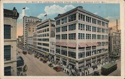 Main St. Looking North from 12th Street Postcard