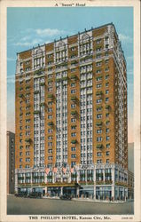 Phillips Hotel Kansas City, MO Postcard Postcard Postcard
