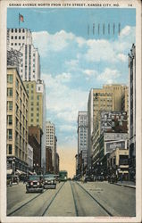 Grand Avenue North from 12th Street Postcard