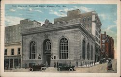 New England National Bank Postcard