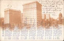 IN KANSAS CITY - A song 1969 T Fowler Rogers Postcard
