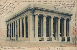 First National Bank Postcard