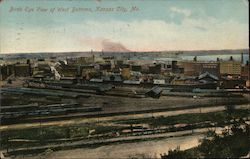 Bird's Eye View of West Bottoms Postcard