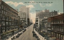 Main Street, South from 9th St Postcard