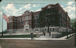 Westport High School 39th and Gillham Road Postcard