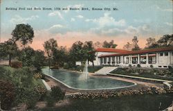 Bathing Pool and Bath House 15th and Benton Blvd. Kansas City, MO Postcard Postcard Postcard