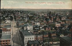 Birds Eye View from Long Building Looking East Postcard