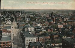 Birds Eye View from Long Building Looking East Kansas City, MO Postcard Postcard Postcard