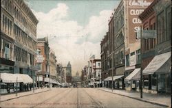 Main Street looking North from 12th Street Postcard