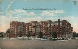 Research Hospital Kansas City, MO Postcard Postcard Postcard