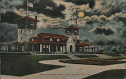 Shelter House Swope Park Postcard