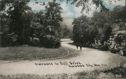 Entrance to Cliff Drive Kansas City, MO Postcard Postcard Postcard