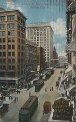 Walnut Street North from 12th Street Postcard