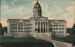 Temple of Light 12th & Washington Streets Postcard