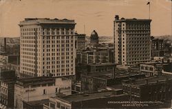 Skyscrapers from Baltimore Hotel Postcard