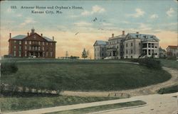 Armour Home and Orphan's Home Kansas City, MO Postcard Postcard Postcard