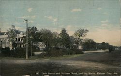 36th Street and Gilham Road, looking North Kansas City, MO Postcard Postcard Postcard