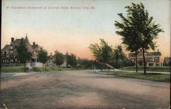 Gladstone Boulevard at Scarritt Point Postcard