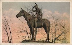 "The Scout" in Penn Valley Park Postcard