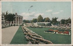 Sunken Gardens, 12th & Paseo Postcard