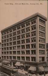 Victor Bldg., 10th and Main Sts. Postcard