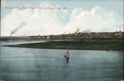 Kansas City, Kaw River Front Postcard