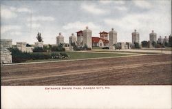 Entrance Swope Park Postcard