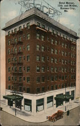 Hotel Mercer, 12th and McGee Postcard