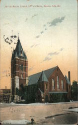 St. Mary's Church, 13th & Cherry Postcard