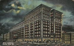 Hotel Baltimore at Night Postcard