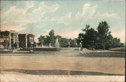Paseo at 9th Street Looking South, Kansas City, Missouri Postcard