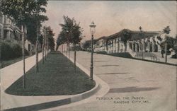 Pergola on the Paseo Kansas City, MO Postcard Postcard Postcard