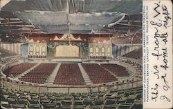 Interior of Convention Hall Postcard