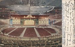 Interior of Convention Hall Postcard