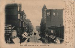 Main Street South from 8th Street Postcard