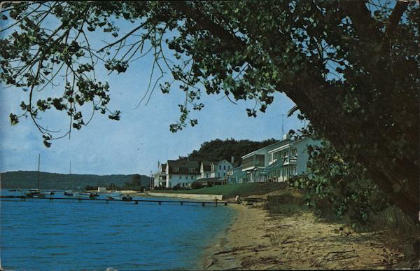 A Picturesque view of Portage Point Inn Onekama Michigan