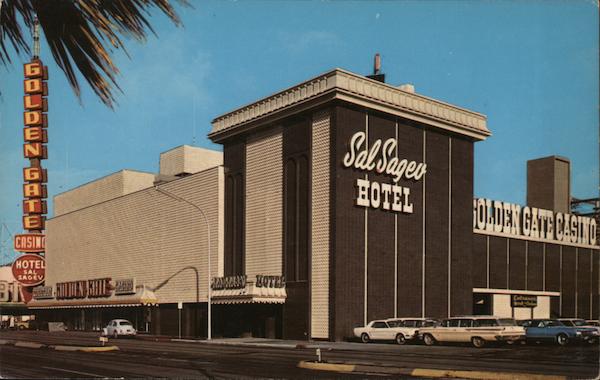 Golden Gate Casino and Sal Sagev Hotel on Fremont and Main Las Vegas Nevada
