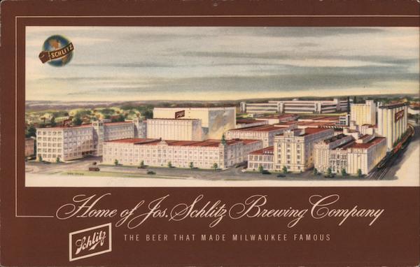 Home of Jos. Schlitz Brewing Company Milwaukee Wisconsin